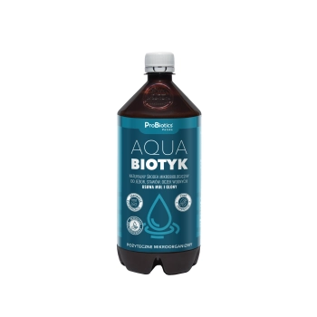 AQUABIOTYK - Naturalny środek mikrobiologiczny do stawów i oczek wodnych 1L
