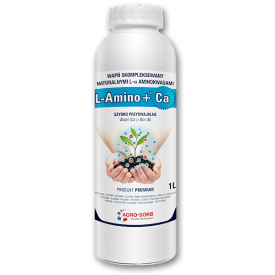 Agro-Sorb ® L-Amino + Ca - wapń skompleksowany naturalnymi aminokwasami 1L