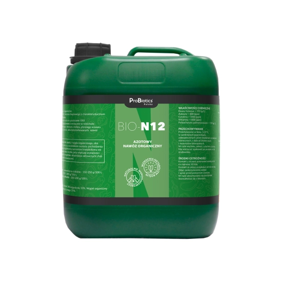 BIO-N12 - Azotowy organiczny nawóz dolistny 5L