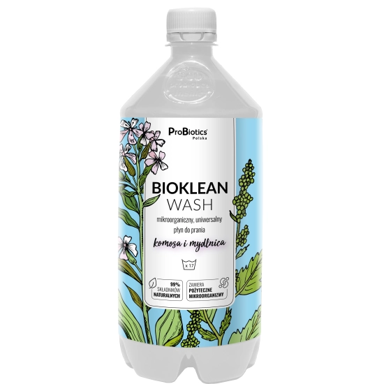BioKlean Wash 1L - ekologiczny płyn do prania - bezpieczny dla alergików.