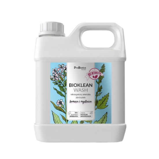 BioKlean Wash 2L - ekologiczny płyn do prania - bezpieczny dla alergików.