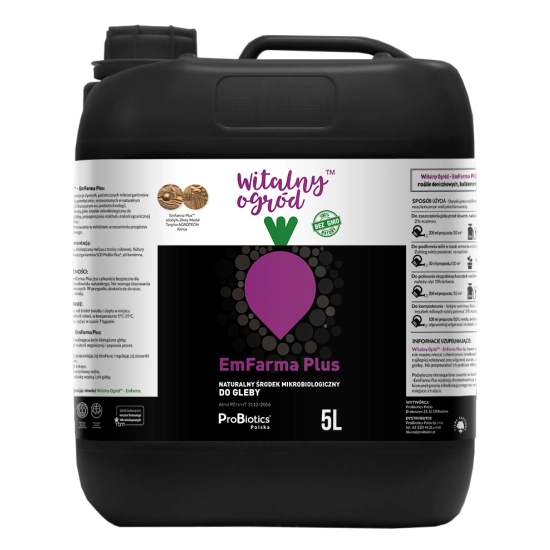 EmFarma Plus™ - EKOlogiczny ogród, rozkład resztek pożniwnych, żyzna gleba - 5L