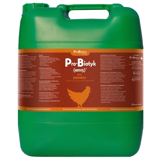 Pro-Biotyk (em15) dla DROBIU - 20L