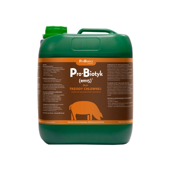 Pro-Biotyk (em15) dla Świń i TRZODY CHLEWNEJ - 5L