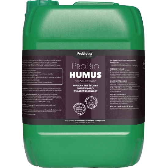 ProBio Humus - Organiczny środek na resztki pożniwne i pozbiorcze, poprawia właściwości gleby- 10L